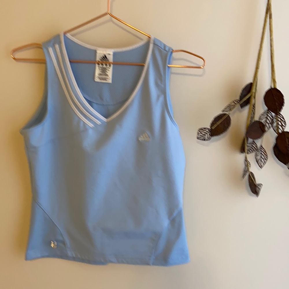 Adidas sleeveless workout top.